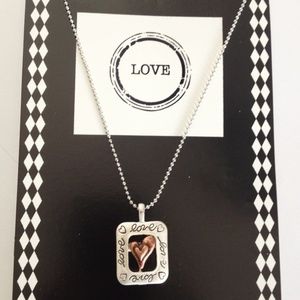 "LOVE" Inspirational CHARM Pendant NECKLACE